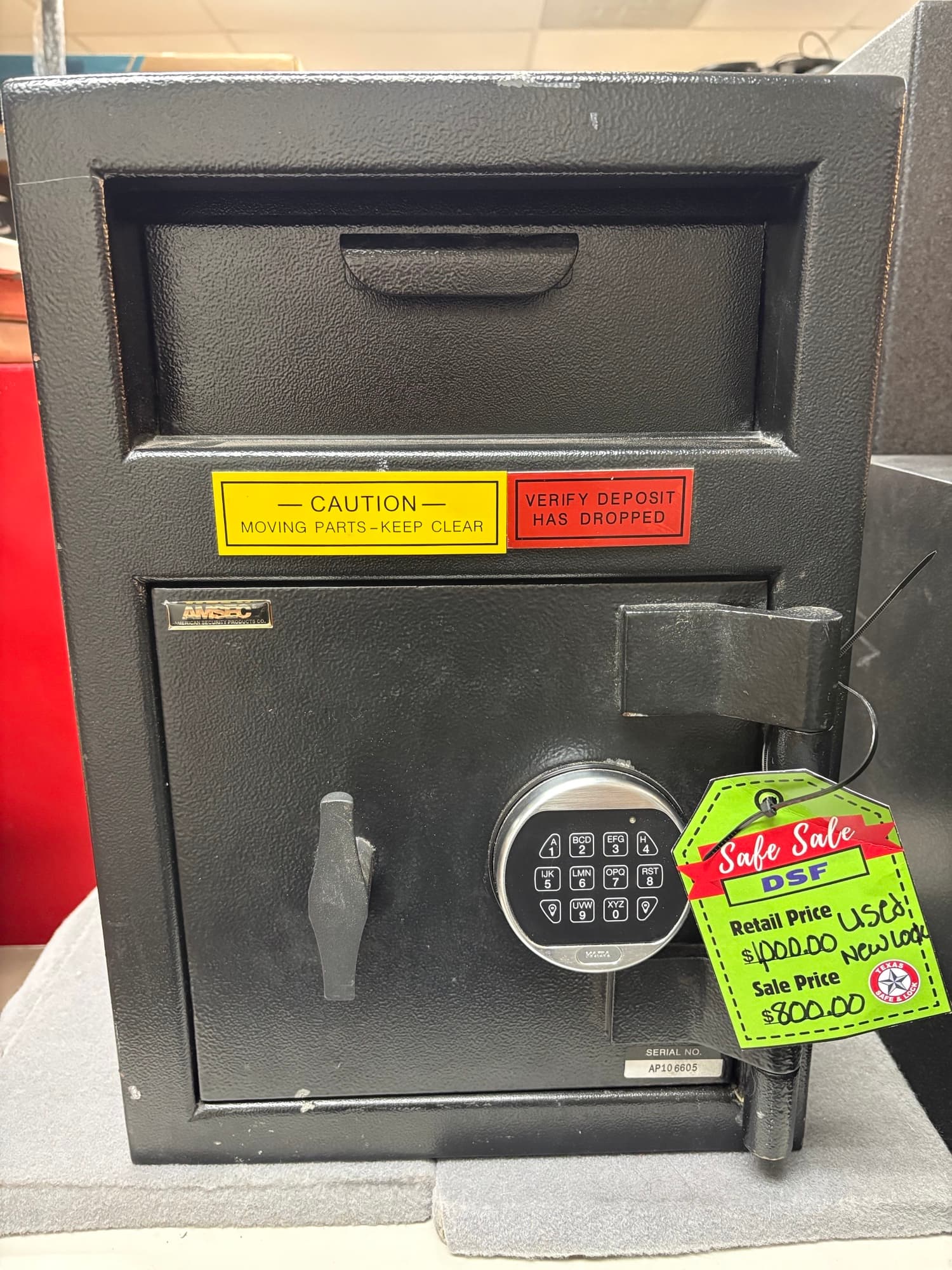 DSF2014E - Front Load Depository Safe